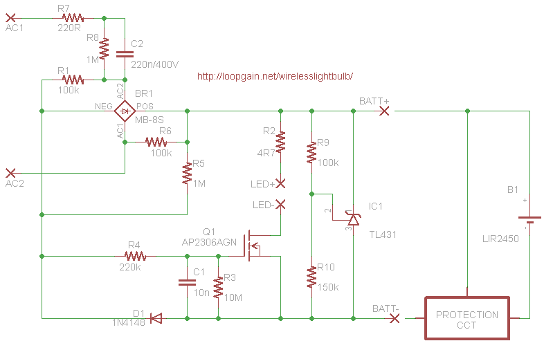 [Circuit diagram of light bulb]